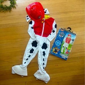 Paw Patrol Deluxe Marshall Costume with Fire Hat and Backpack Size 2T-4T